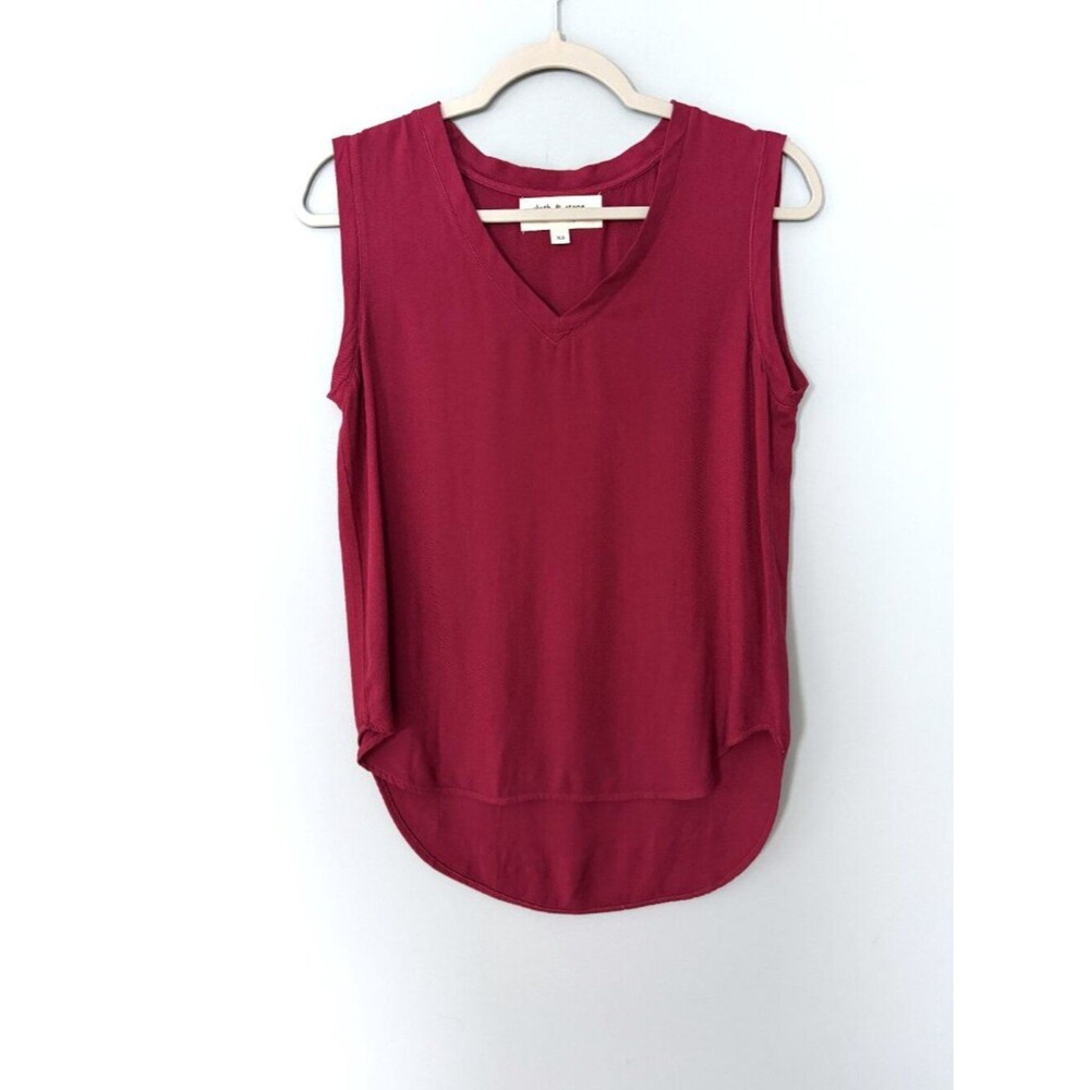 Cloth & Stone Tank Top (Red) XS